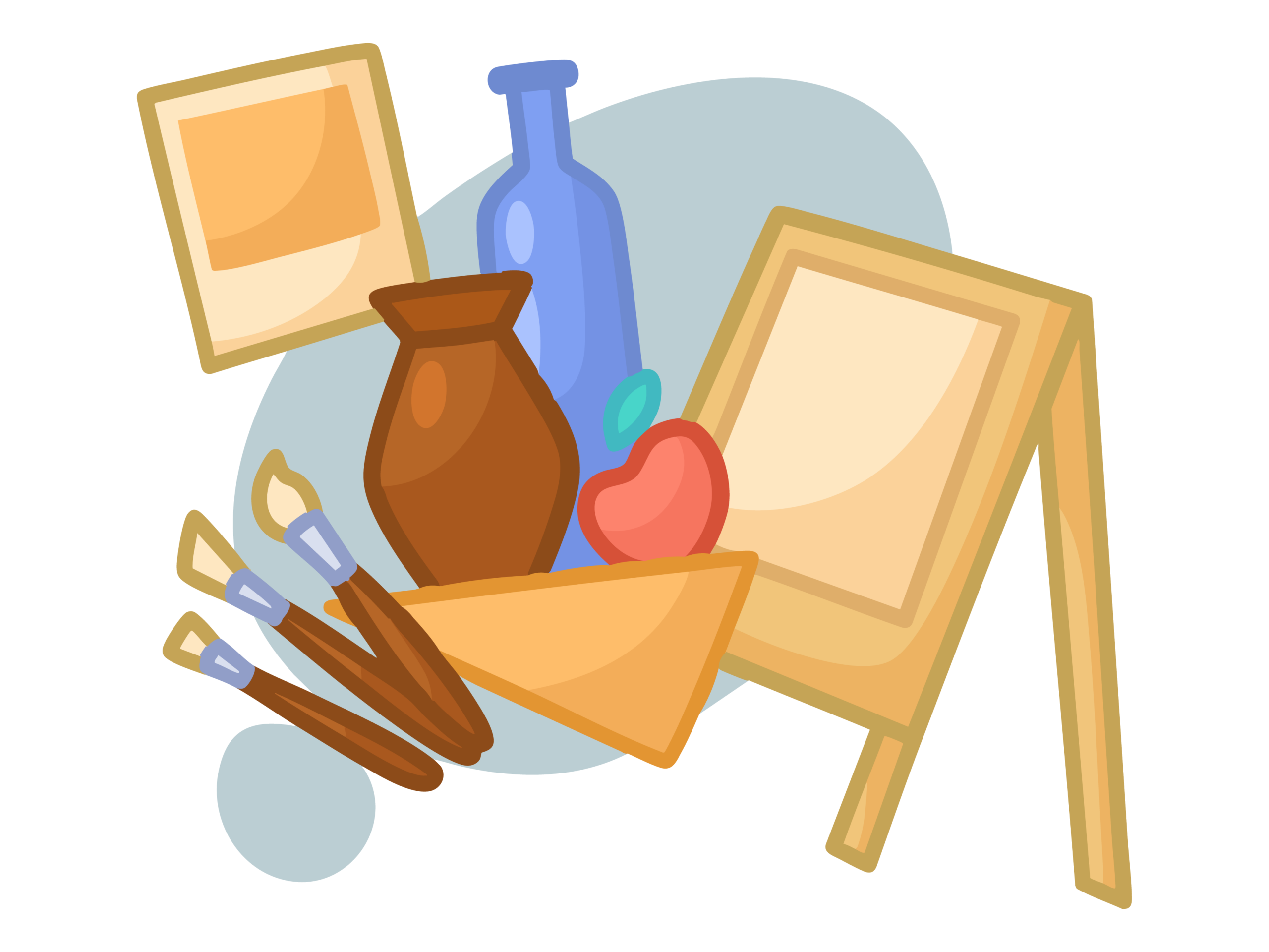 pamokos dailė ir darbeliai